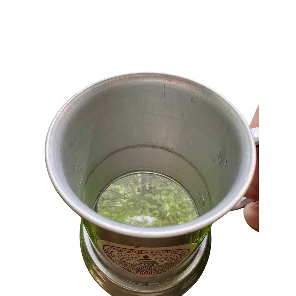 Tankard Nixon Agnew 1969 Presidential Inaugural Pewter Glass Bottom Stein Mug - Picture 12 of 16
